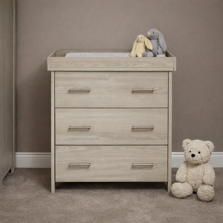 Obaby Nika Mini 2 Piece Nursery Room Set – Grey Wash