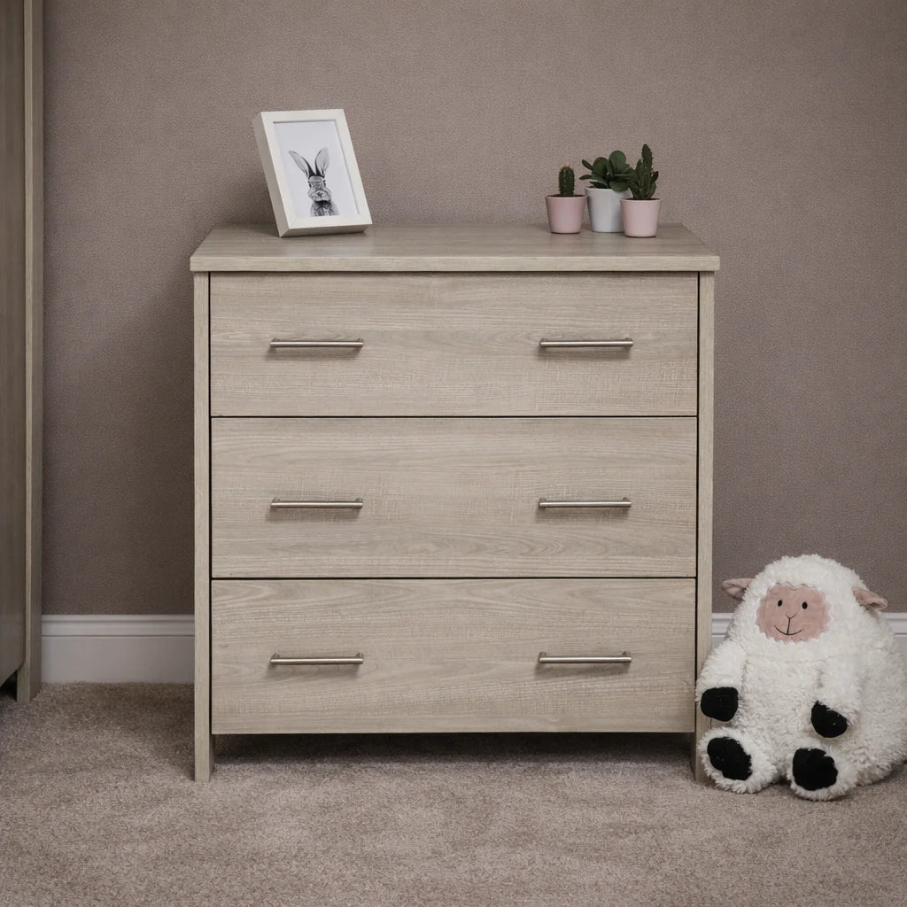 Obaby Nika Mini 2 Piece Nursery Room Set – Grey Wash