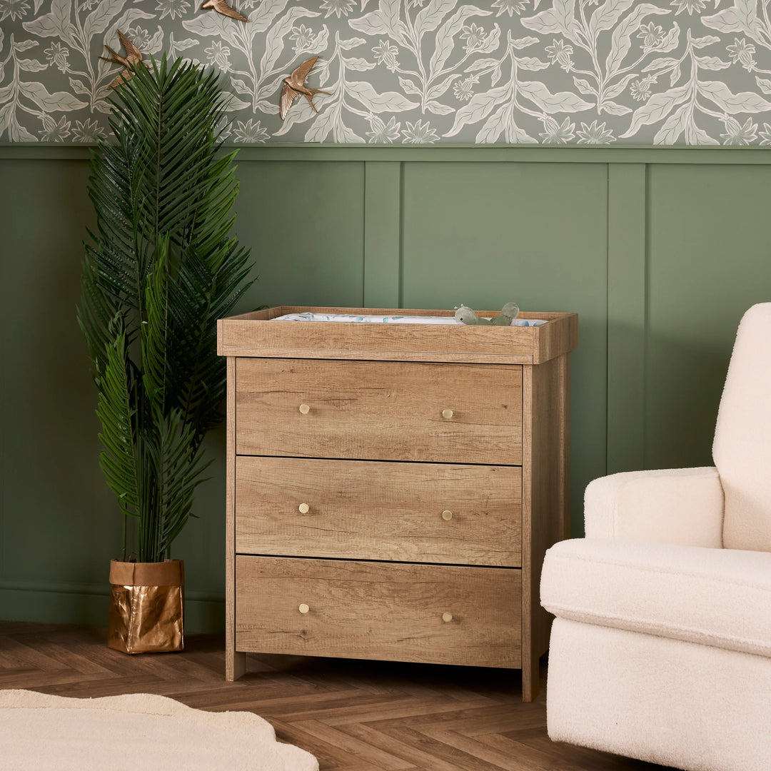 Obaby Nika 2 Piece Nursery Room Set – Oak