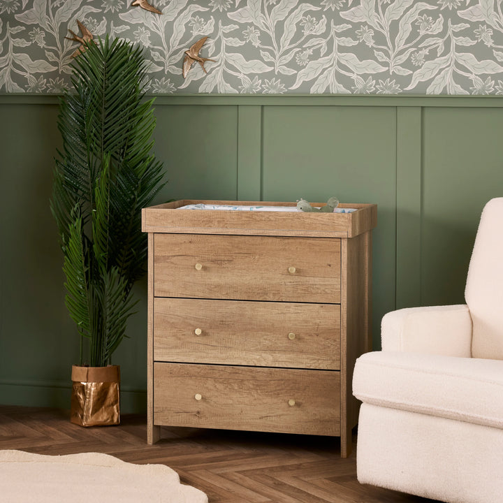 Obaby Nika 2 Piece Nursery Room Set – Oak