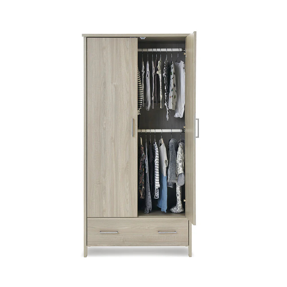 Obaby Nika Mini 2 Piece Nursery Room Set – Grey Wash