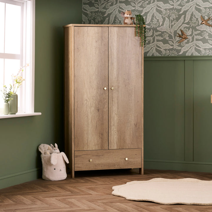 Obaby Nika 3 Piece Nursery Room Set – Oak