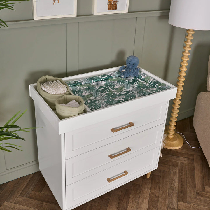 Obaby Orla Changing Unit - White with Oak