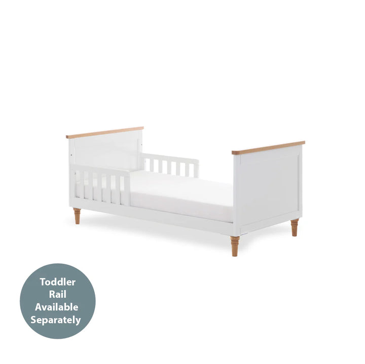 Obaby Orla Cot Bed - White with Oak