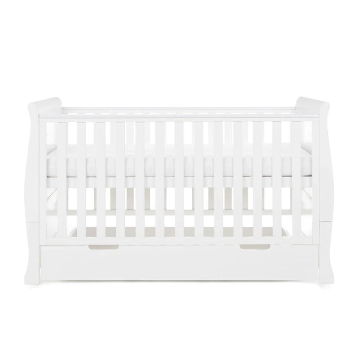 Obaby Stamford Classic Sleigh 2 Piece Room Set - White