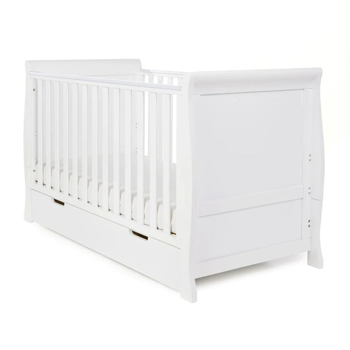Obaby Stamford Classic Sleigh 2 Piece Room Set - White