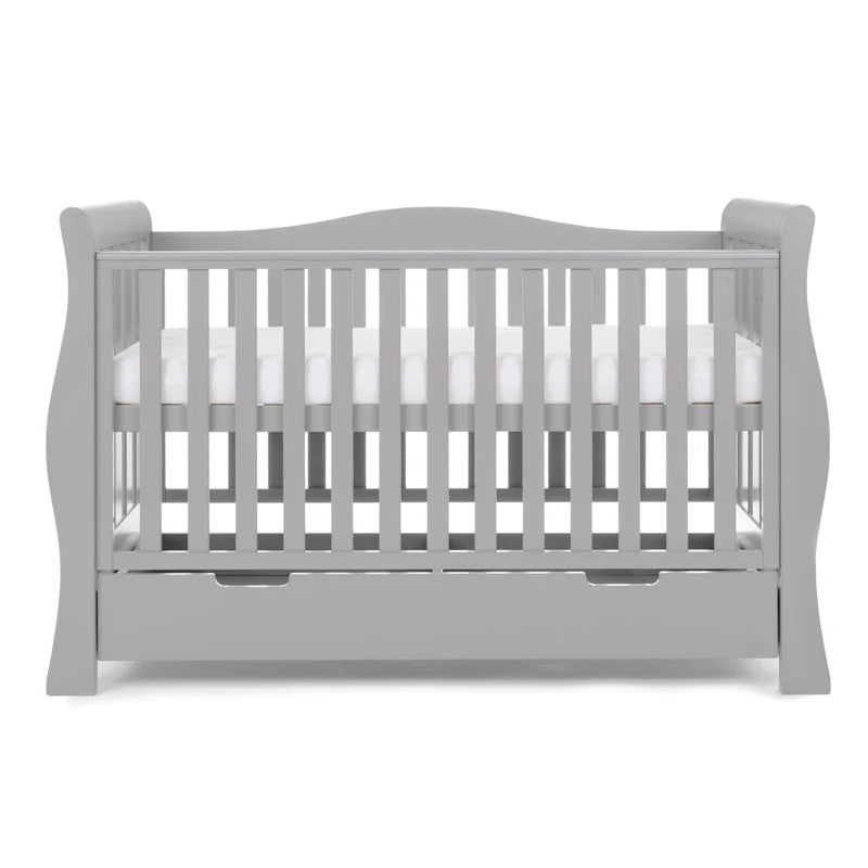 Stamford Luxe Sleigh 2 Piece Room Set - Warm Grey