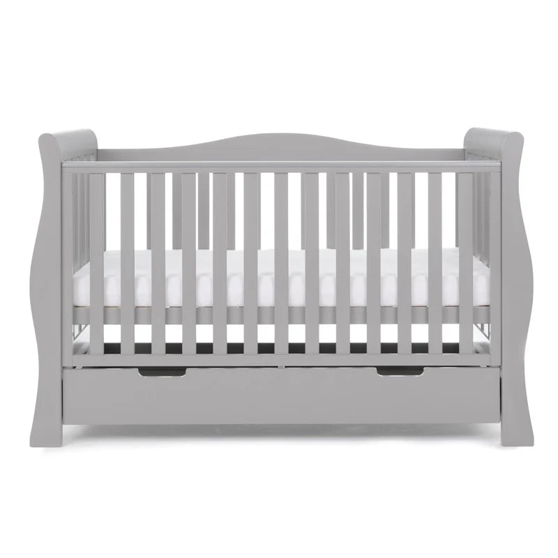 Stamford Luxe Sleigh 2 Piece Room Set - Warm Grey