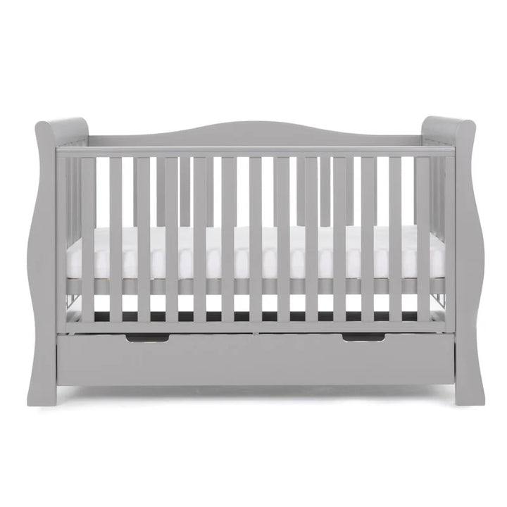 Stamford Luxe Sleigh 2 Piece Room Set - Warm Grey