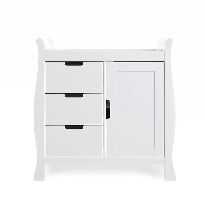 Stamford Luxe Sleigh 3 Piece Room Set - White