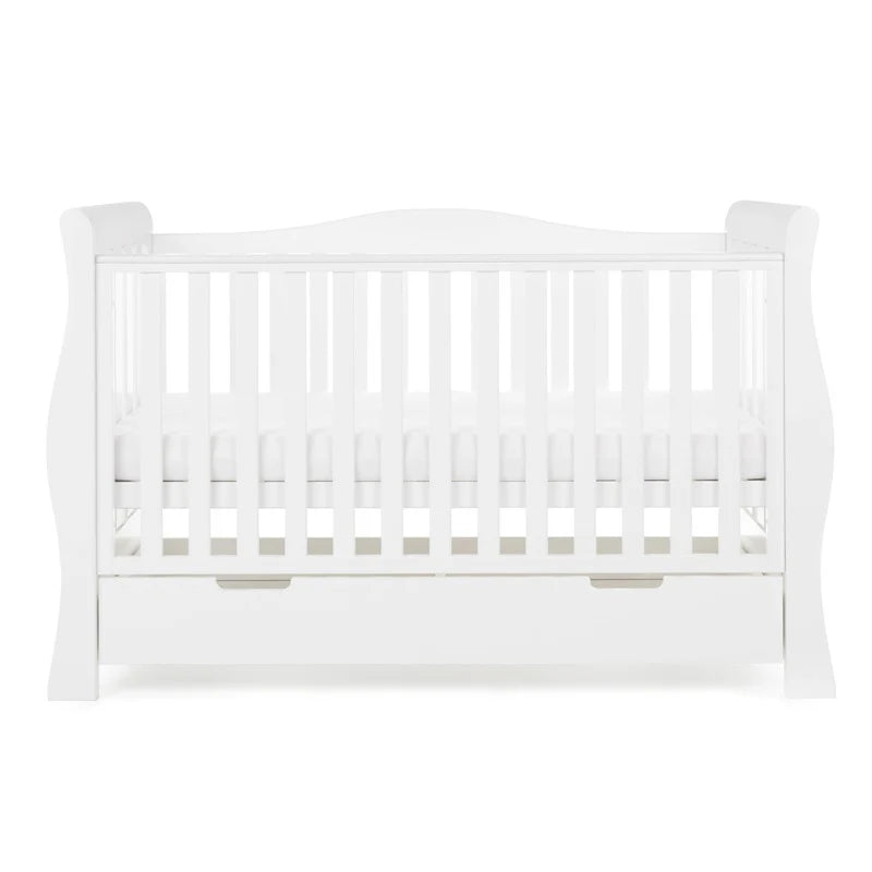 Stamford Luxe Sleigh 3 Piece Room Set - White