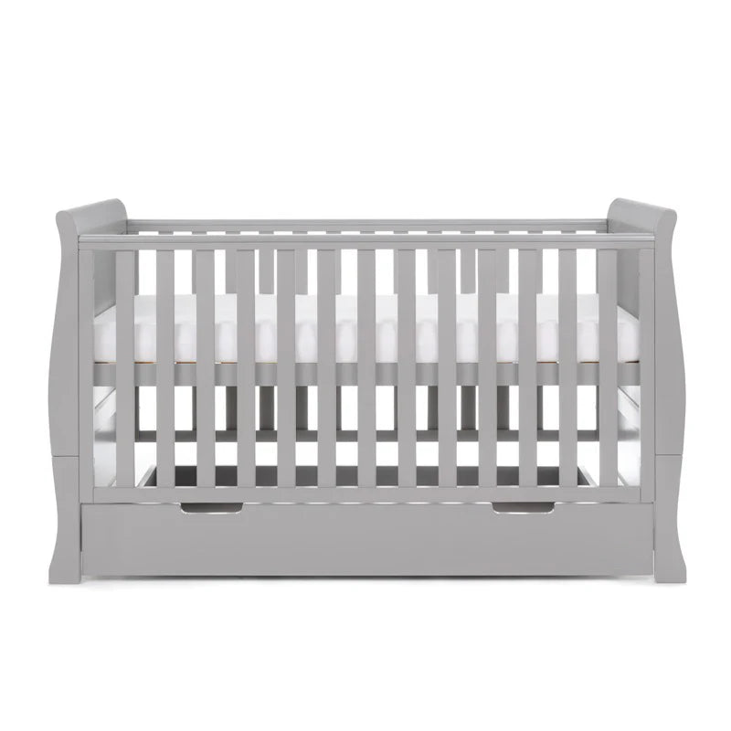 Obaby Stamford Classic Sleigh 2 Piece Room Set - Warm Grey
