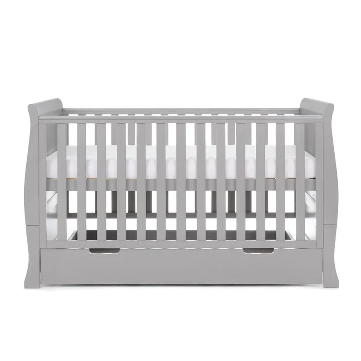 Obaby Stamford Classic Sleigh 2 Piece Room Set - Warm Grey