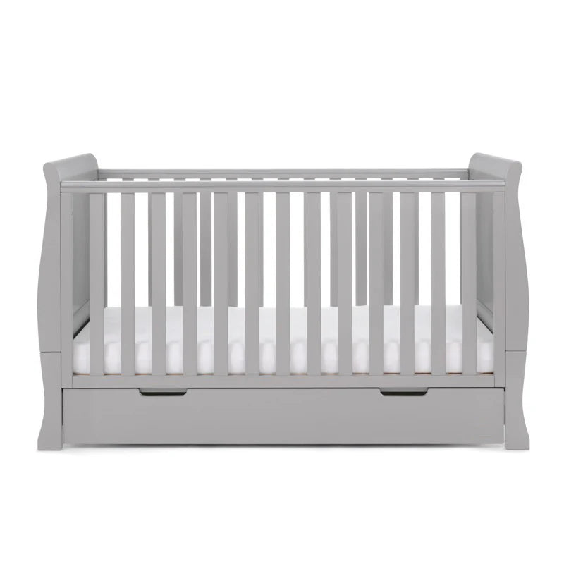 Obaby Stamford Classic Sleigh 2 Piece Room Set - Warm Grey