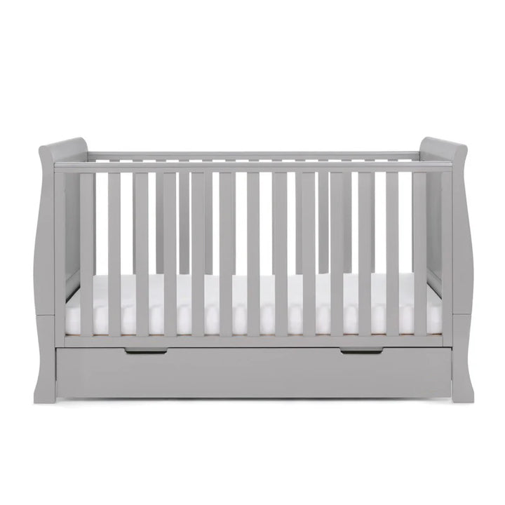 Obaby Stamford Classic Sleigh 2 Piece Room Set - Warm Grey