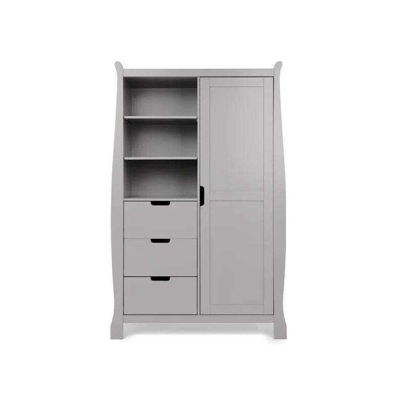 Obaby Stamford Mini Sleigh 3 Piece Room Set - Warm Grey