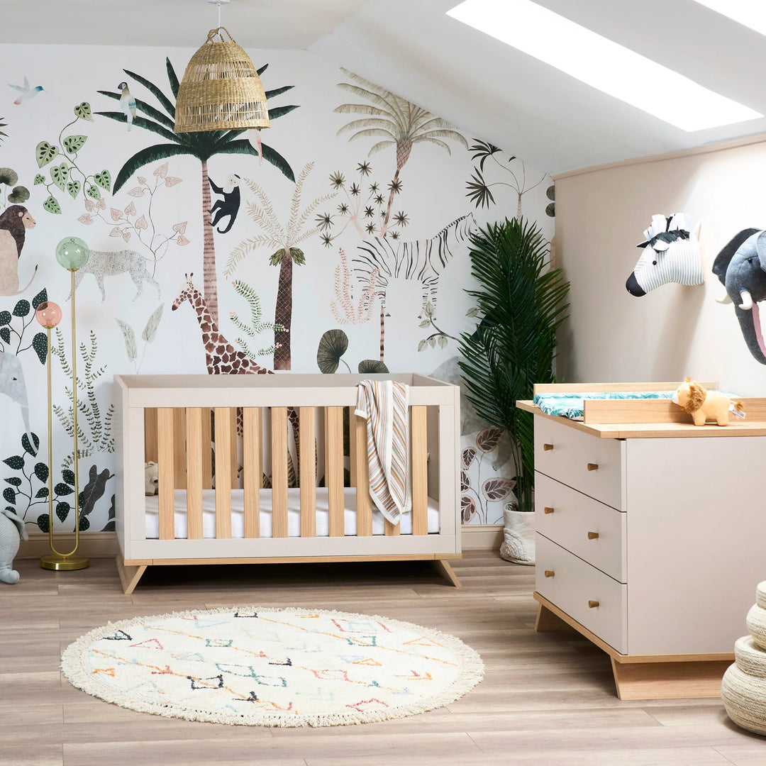 Obaby Thea 2 Piece Nursery Room Set - Latte