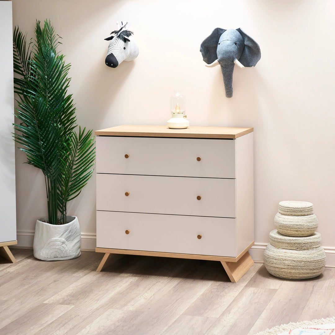 Obaby Thea 2 Piece Nursery Room Set - Latte
