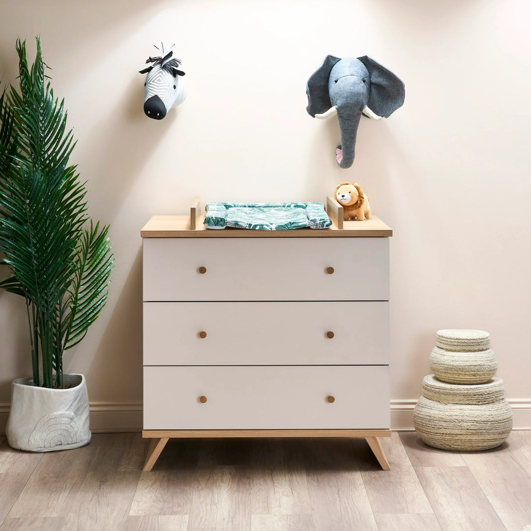 Obaby Thea 2 Piece Nursery Room Set - Latte