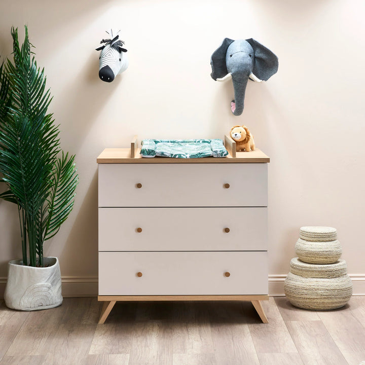 Obaby Thea 2 Piece Nursery Room Set - Latte