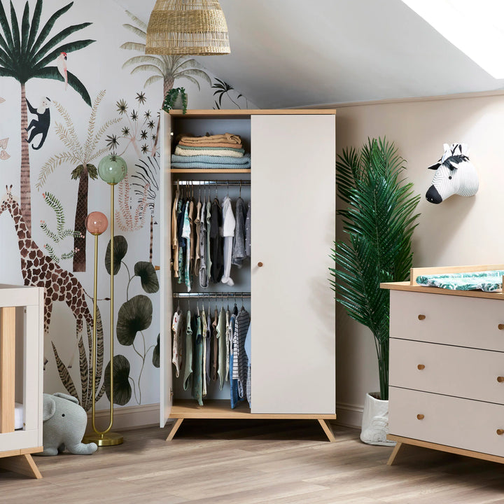 Obaby Thea Wardrobe – Latte