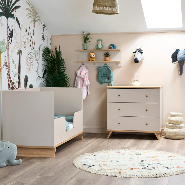 Obaby Thea 2 Piece Nursery Room Set - Latte