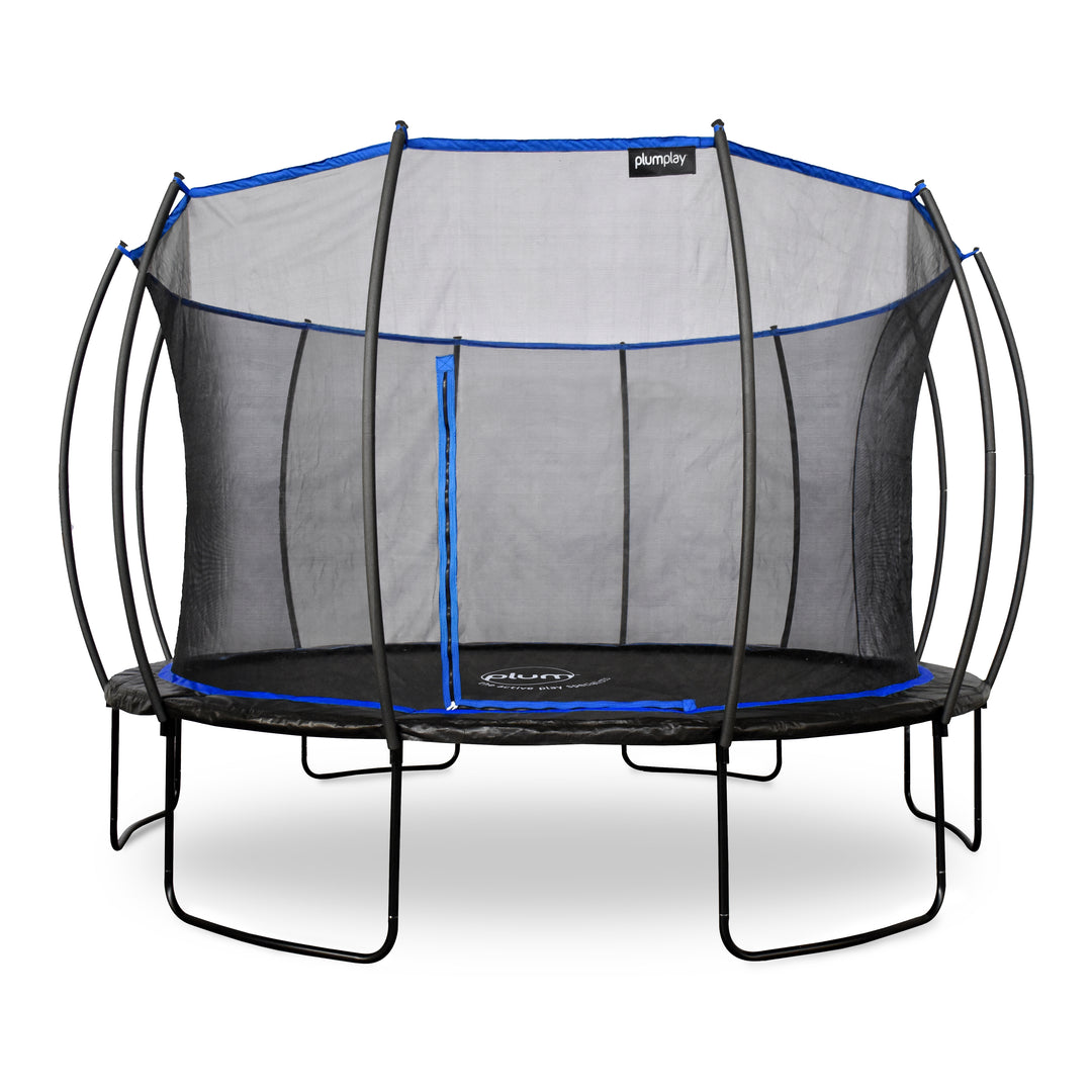 Plum 14FT Deluxe Springsafe Trampoline And Enclosure