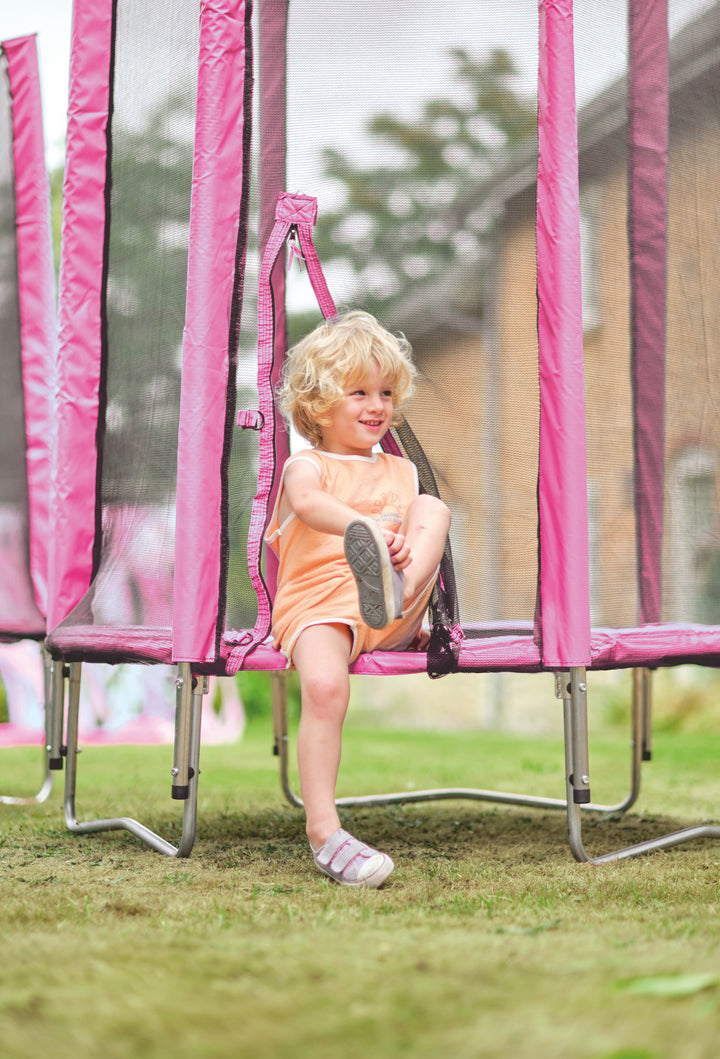 Plum 4FT Junior Trampoline and Enclosure - Pink