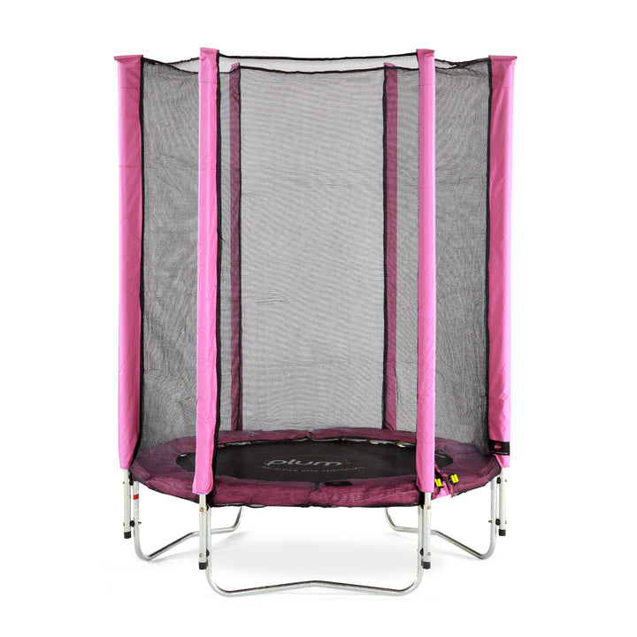 Plum 4FT Junior Trampoline and Enclosure - Pink