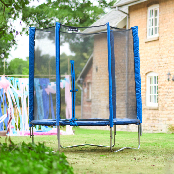 Plum 6FT Junior Trampoline and Enclosure - Blue