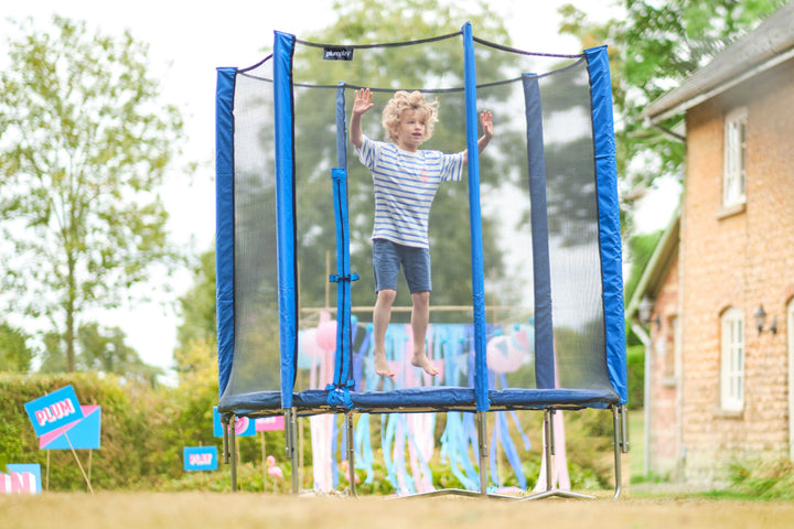 Plum 6FT Junior Trampoline and Enclosure - Blue