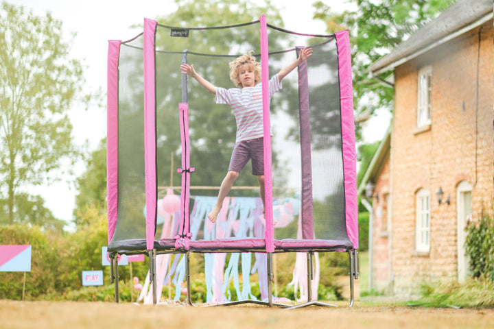 Plum 6FT Junior Trampoline and Enclosure - Pink