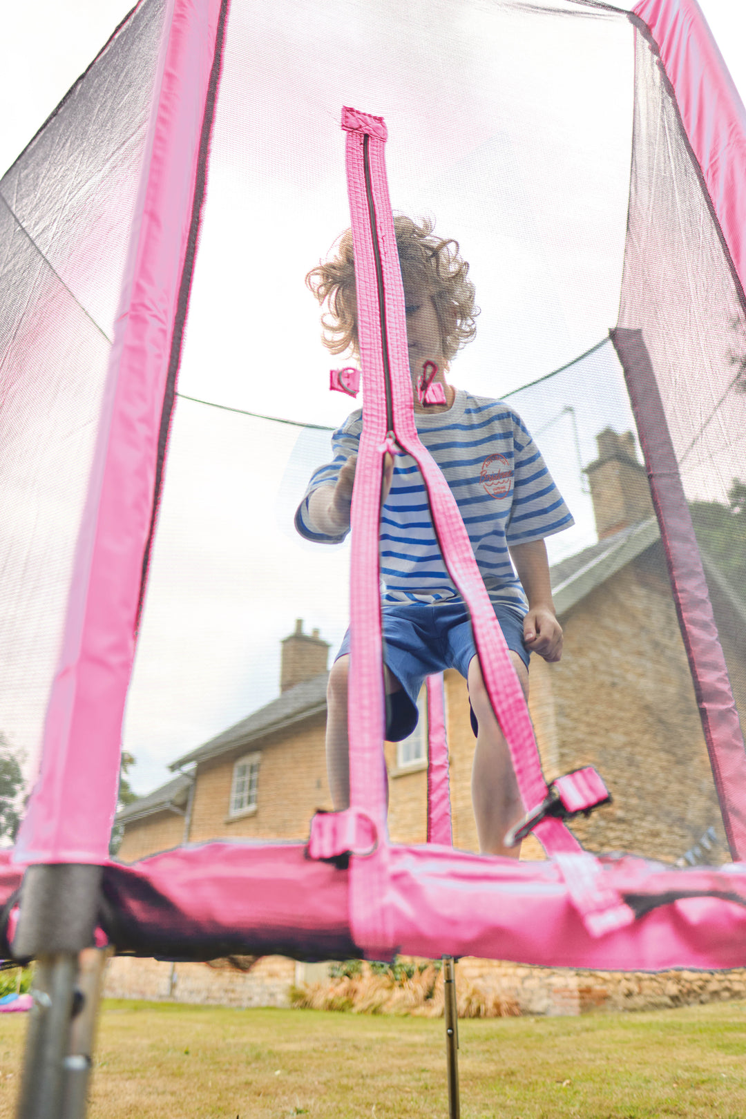 Plum 6FT Junior Trampoline and Enclosure - Pink