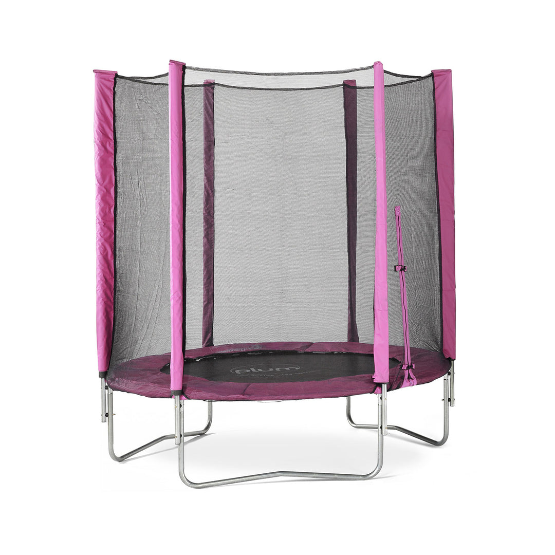 Plum 6FT Junior Trampoline and Enclosure - Pink