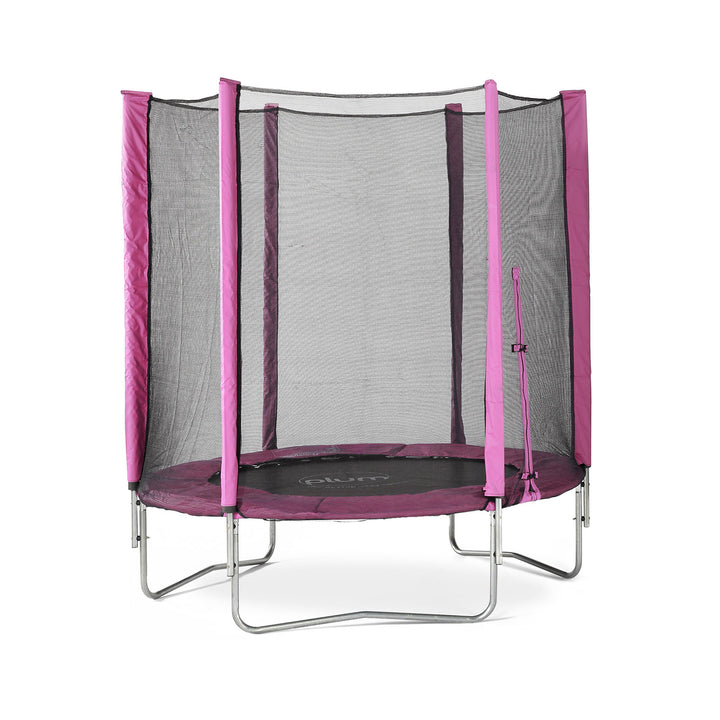 Plum 6FT Junior Trampoline and Enclosure - Pink