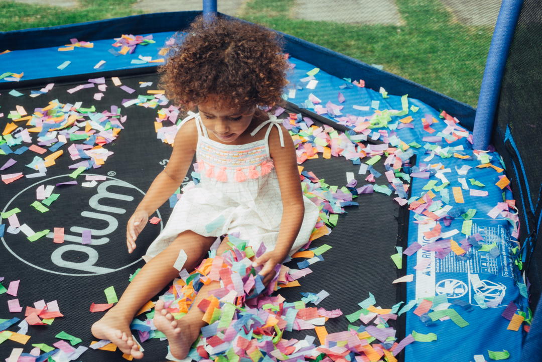 Plum 7FT Junior Jumper Trampoline and Enclosure - Blue
