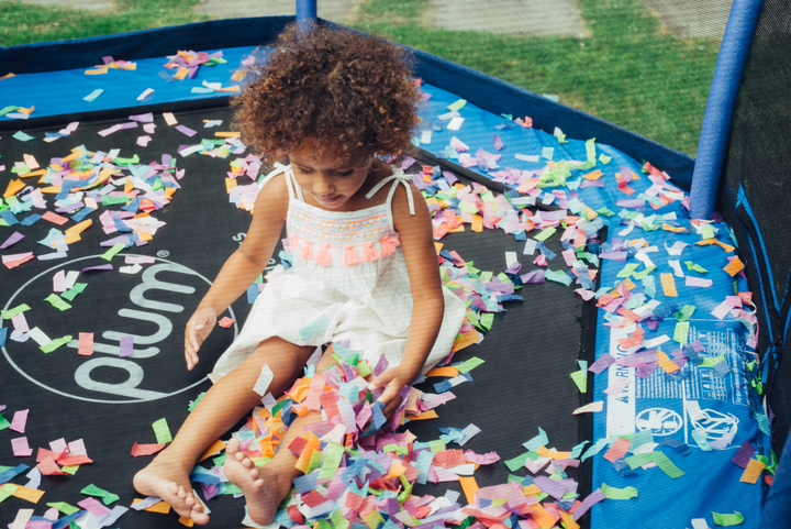 Plum 7FT Junior Jumper Trampoline and Enclosure - Blue
