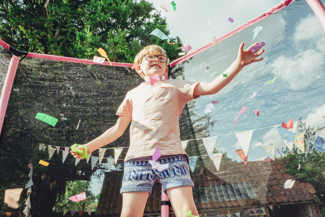 Plum 7FT Junior Jumper Trampoline and Enclosure - Pink