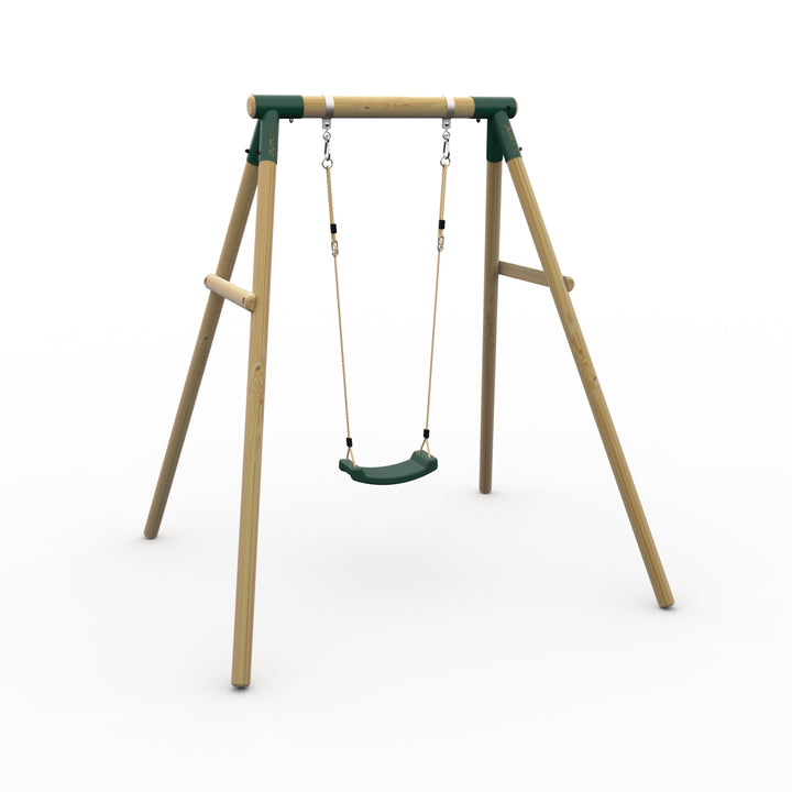 Plum Wooden Single Swing Set – Bush Baby Green