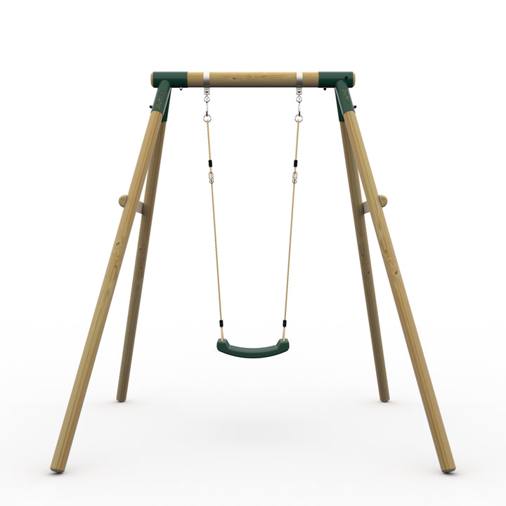 Plum Wooden Single Swing Set – Bush Baby Green