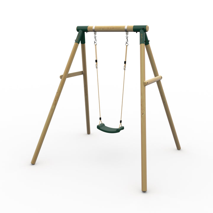 Plum Wooden Single Swing Set – Bush Baby Green
