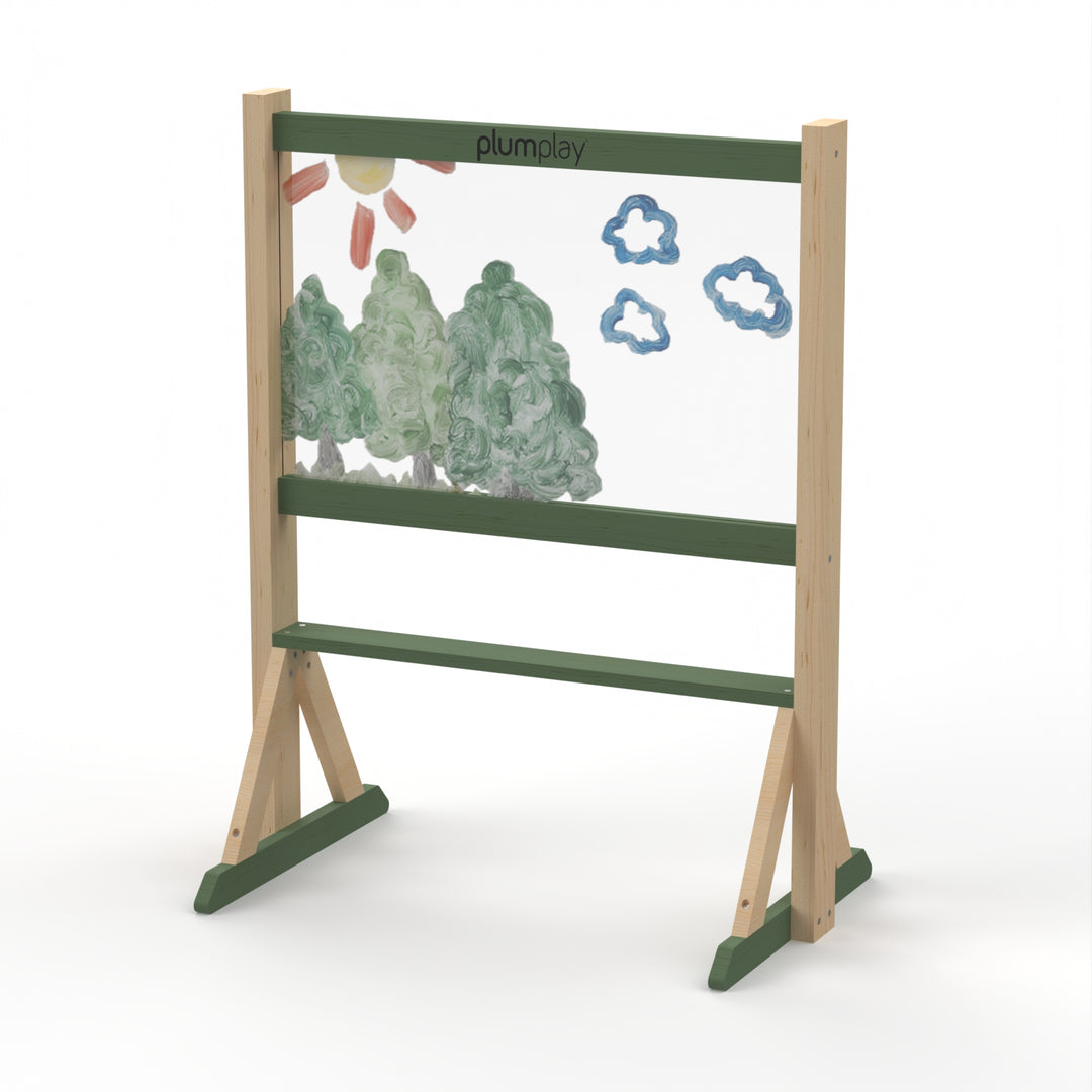 Plum Outdoor Wooden Easel