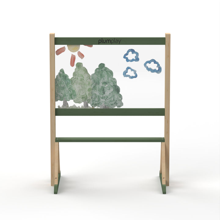 Plum Outdoor Wooden Easel