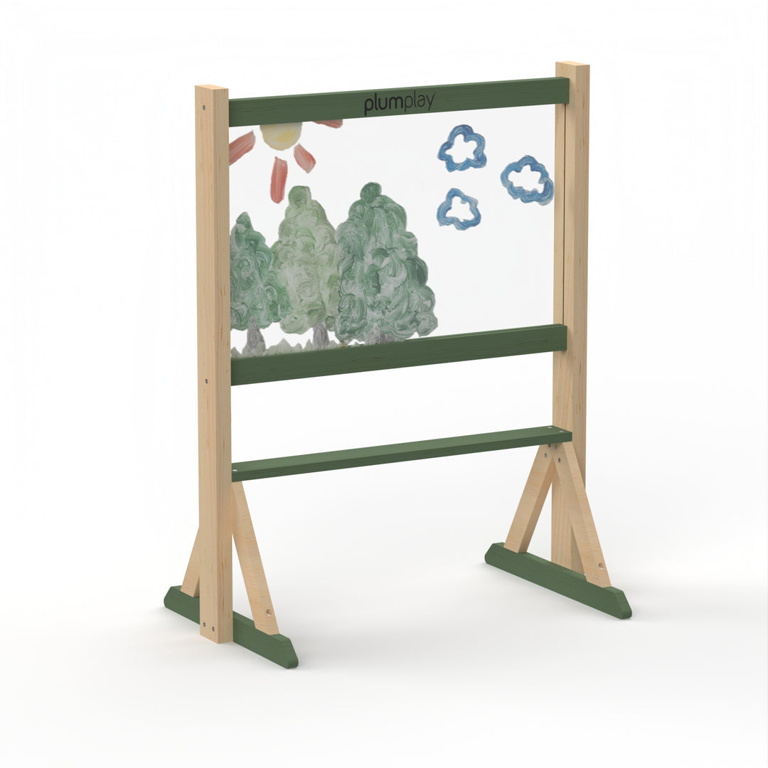 Plum Outdoor Wooden Easel