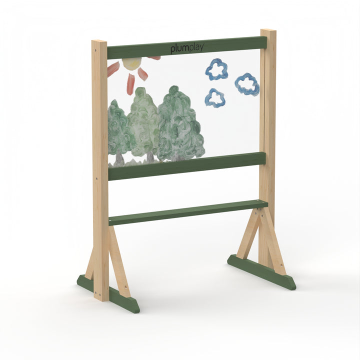 Plum Outdoor Wooden Easel
