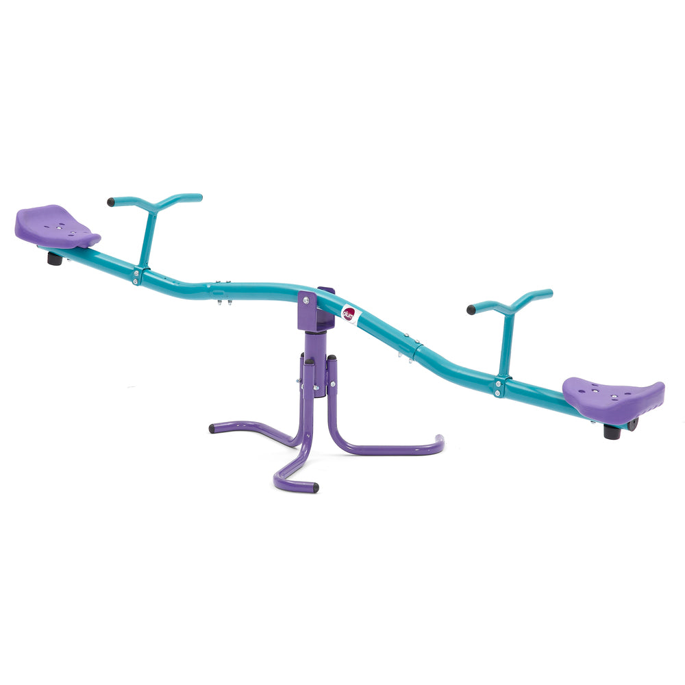 Plum Rotating Metal See Saw – Purple