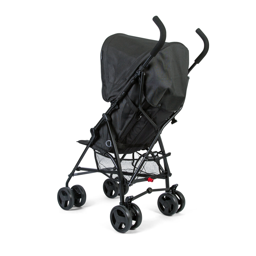 Red Kite Push Me 2U midnight stroller  rear diagonal view