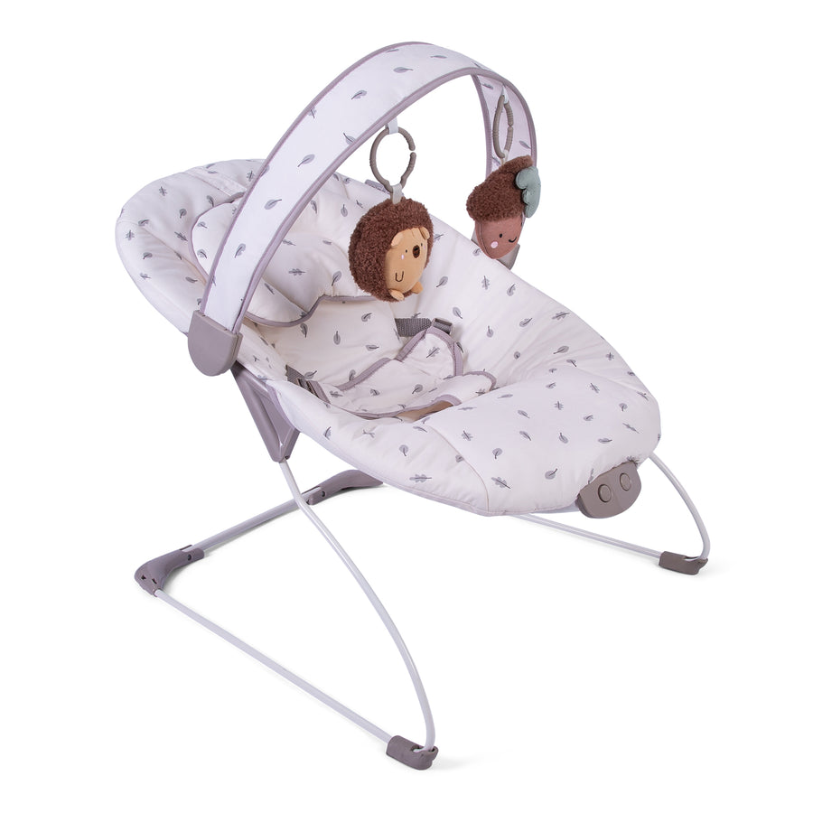 Red Kite Cozy Bounce Baby bouncer with plush toys on a white background