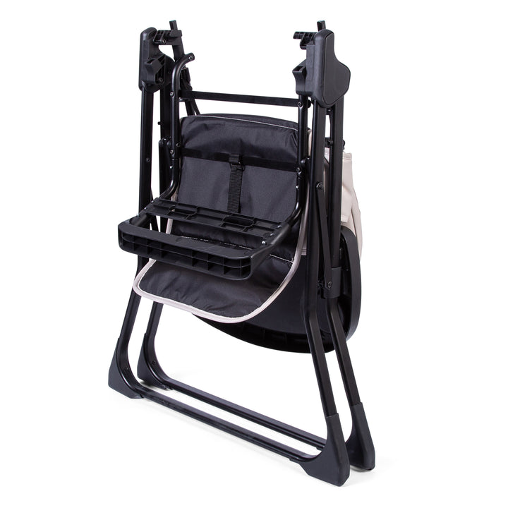 Red Kite Feed Me Fold Highchair in Truffle folded horizontal image