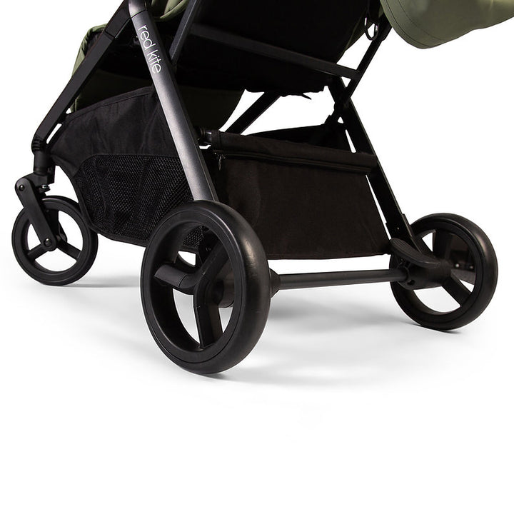 Red Kite Push Me Astro Stroller Sage shopping basket